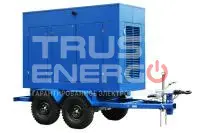 Дизельный генератор ТСС АД-120С-Т400-1РПМ9 на прицепе