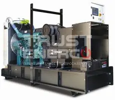 Дизельный генератор Gesan DVB 165E с АВР Открытая на раме Volvo  trustenergo.ru