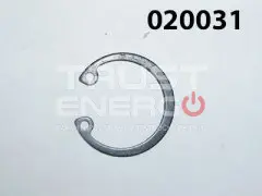 Кольцо стопорное пальца поршневого KM186F/Retainer ring