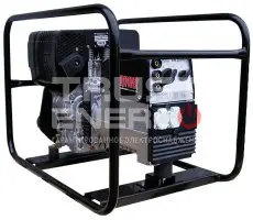 Сварочный генератор EuroPower EP 200 DX1E AC Открытая на раме HATZ  trustenergo.ru