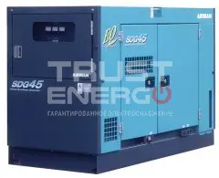 Дизельный генератор Airman SDG45AS В кожухе Kubota V3800